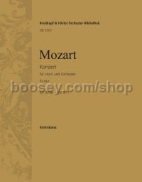 Horn Concerto in Eb major KV 370b/371 - double bass part
