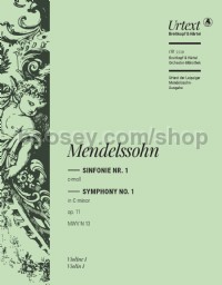 Symphony No. 1 in C minor, op. 11 - violin 1 part