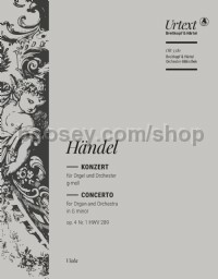 Organ Concerto in G minor, Op. 4, No. 1, HWV289 - viola part