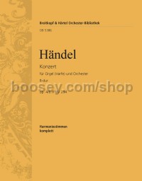Organ Concerto in Bb major, Op. 4, No. 6, HWV294 - wind parts