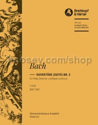Overture (Suite) No. 2 in B major BWV 1067 - wind parts