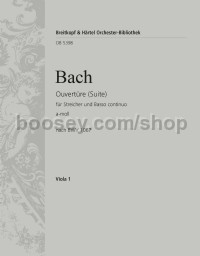 Overture (Suite) No. 2 in A minor - viola part