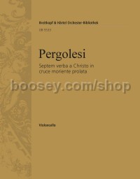 Septem verba a Christo in cruce moriente prolata - cello part