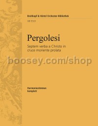 Septem verba a Christo in cruce moriente prolata - wind parts