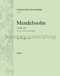 Lauda Sion, Op. 73 - violin 1 part