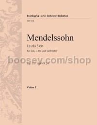 Lauda Sion, Op. 73 - violin 2 part