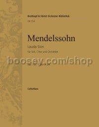 Lauda Sion, Op. 73 - cello/double bass part