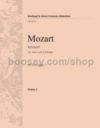 Horn Concerto No. 1 in D major KV 412 (386b) - violin 2 part