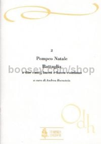 Battaglia a 2 Canti, Basso e Basso Continuo (Roma 1681) (score & parts)