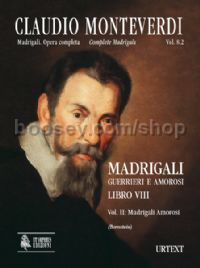 Madrigali. Libro VIII (Venezia 1638) - Vol. II: Madrigali amorosi (score)