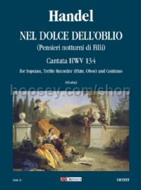 Nel dolce dell’oblio for Soprano, Treble Recorder (Flute, Oboe) & Continuo (score & parts)
