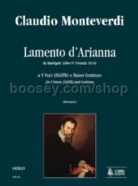 Lamento d’Arianna for 5 Voices (SSATB) & Continuo (score)