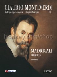 Madrigali. Libro IX (Venezia 1651) (score)