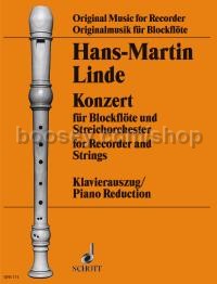 Concerto - recorder & piano reduction