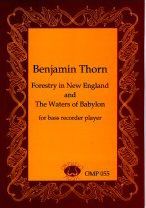 Forestry in New England and The Waters of Babylon for bass recorder player