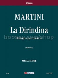 La Dirindina. Farsetta per musica (vocal score)