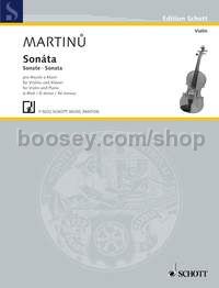 Sonata in D minor - violin & piano (score & parts)