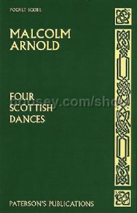 4 Scottish Dances, Op. 59 (study score)