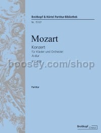 Piano Concerto No. 23 in A major KV 488 (score)