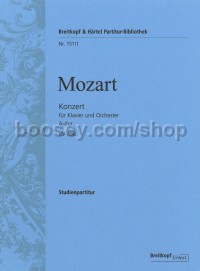 Piano Concerto No. 21 in C major KV 467 (study score)