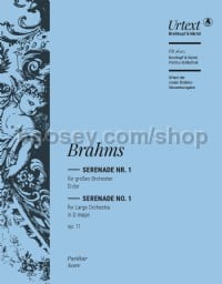 Serenade No. 1 in D major Op. 11 for Large Orchestra (score)