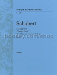 Ständchen D 921 [Op. post. 135] - Alto & TTBB (full score)
