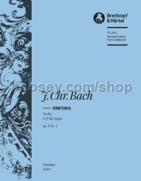 Sinfonia in Eb major op. 6/3 (score)