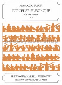 Berceuse Elegiaque op. 42 - orchestra (study score)