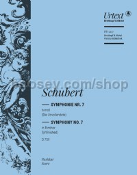 Symphony No. 7 in B minor, D 759 (Unfinished) (score)