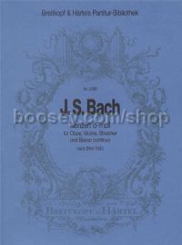 Concerto in Dmin BWV1060 Score