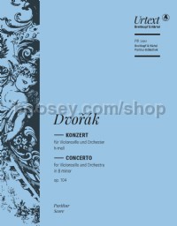 Concerto for Cello Op. 104 Bmin Full Score