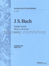 Mass in B minor BWV 232 (study score)