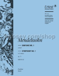 Symphony No.1 Op. 11 in Cmin Full Score