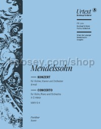 Concerto (Violin & Piano)/orch (Full Score) 