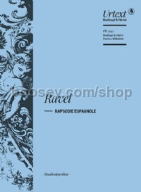Rapsodie Espagnole Monnard (Study Score)