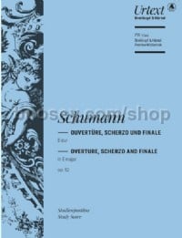 Overture, Scherzo and Finale op. 52 (Orchestra Study Score)