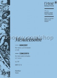 Concerto for Violin and Orchestra e minor op. 64 MWV O 14 (Score)