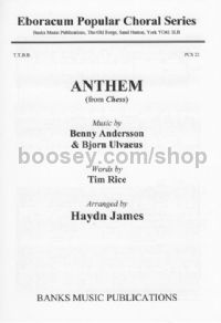 Anthem (from Chess) (TTBB & Piano)