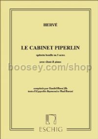 Le Cabinet Piperlin (vocal score)