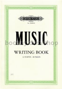 Peters Music Writing Book (Large Portrait)