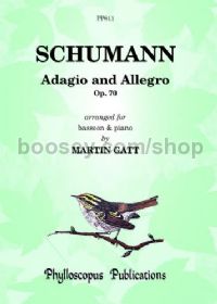 Adagio and Allegro Op. 70 for bassoon & piano
