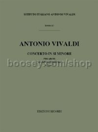 Sinfonia in B Minor, RV 169 (String Orchestra)
