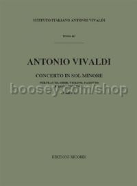 Concerto in G Minor, RV 107 (Mixed Quartet & Basso Continuo)