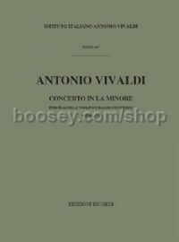 Concerto in A Minor, RV 108 (Mixed Trio & Basso Continuo)