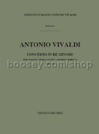 Concerto in D Minor, RV 243 (Violin & Orchestra)
