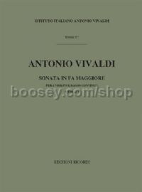 Trio Sonata in F Major, RV 68 (Violin Duo & Basso Continuo)