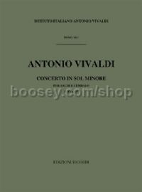 Concerto for Strings & Basso Continuo in G Minor, RV 156 (String Orchestra)