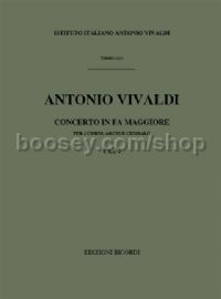 Concerto in F Major, RV 539 (Horn & Orchestra)