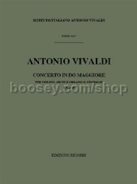 Concerto in C Major, RV 181a (Violin & Orchestra)