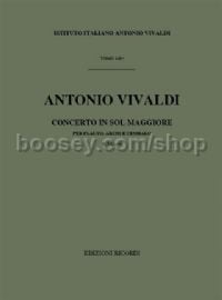Concerto in G Major, RV 438 (Flute & Orchestra)